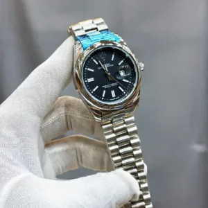 Rolex Brand Oyster Perpetual Watch With Stainless Steel Chain - Quality Timepiece