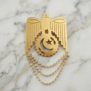 Golden Eagle & Chain Tassel Badge