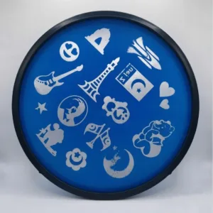 Multi-Design Stencil Printing Frame – DIY Face & Body Painting Chapa Frame for Kids