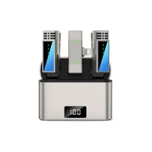 Jmary 100% Original Mw-15 2.4G Wireless Microphone For Mobile Lightning Noise Reduction Biggest Battery